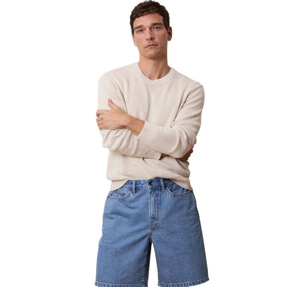 TODD SNYDER LINEN CREWNECK SWEATER in Bisque NWT Size XXL - Picture 2 of 10